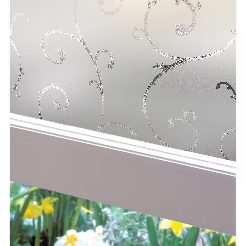 Etched Lace 24 In. X 36 In. Window Film