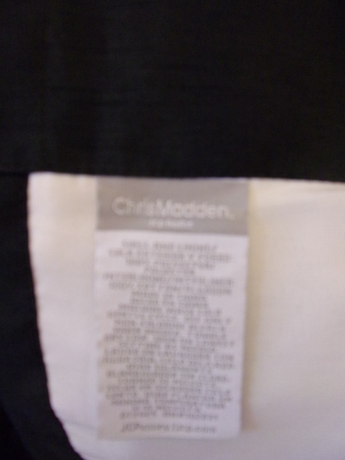Blackout Drapes 85″ x 54″ – 2 Black Panels (Chris Madden Brand)