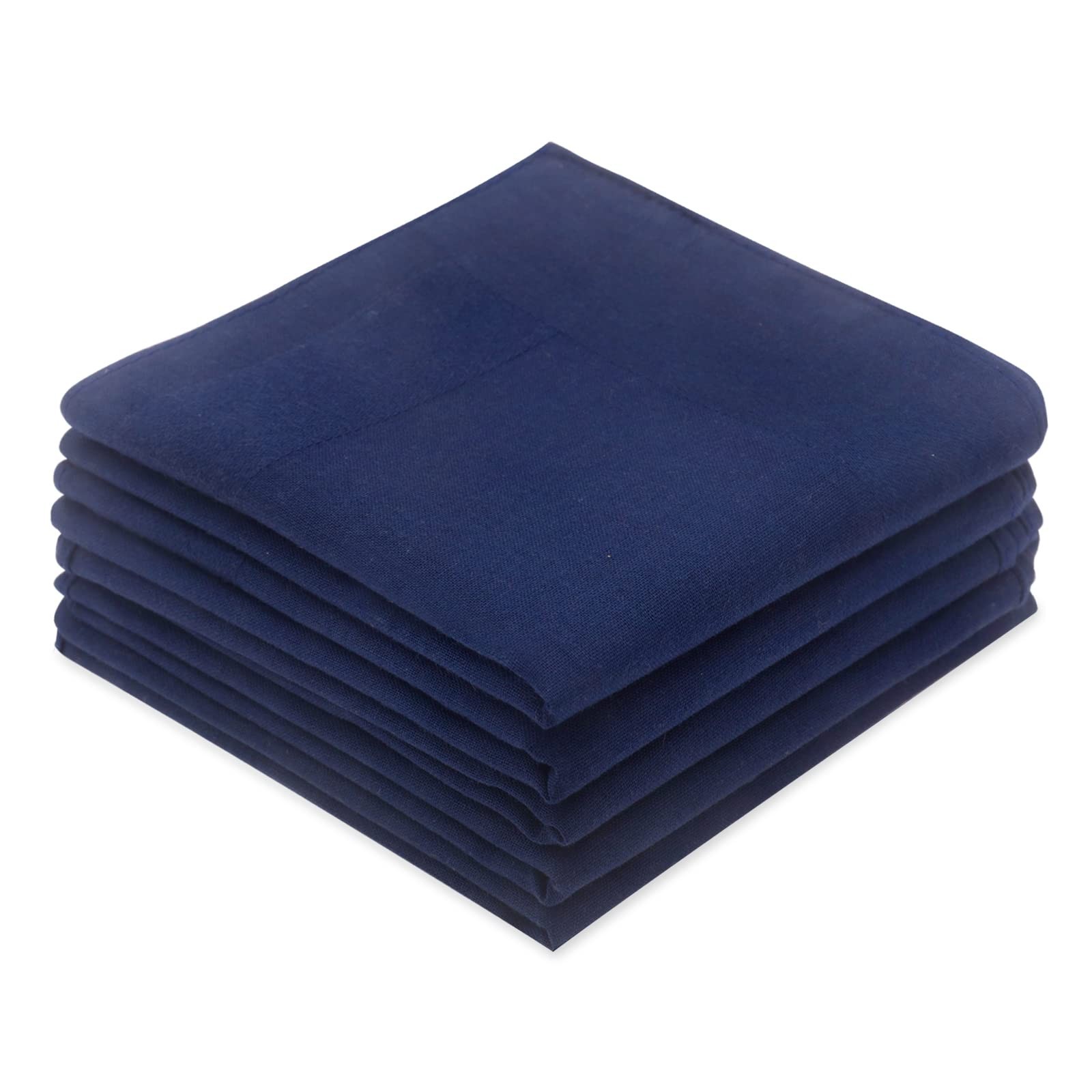 GB Selected Men’s Cotton Handkerchiefs, Assorted Solid Color Pocket Square Ha…