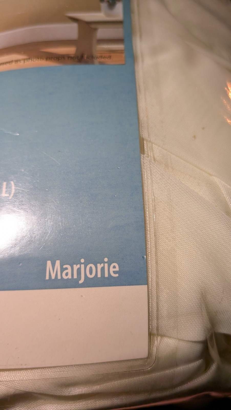 Marjorie in Oyster — Elegant Sheer Window Scarf – 216″ (L) x 59″ (W)