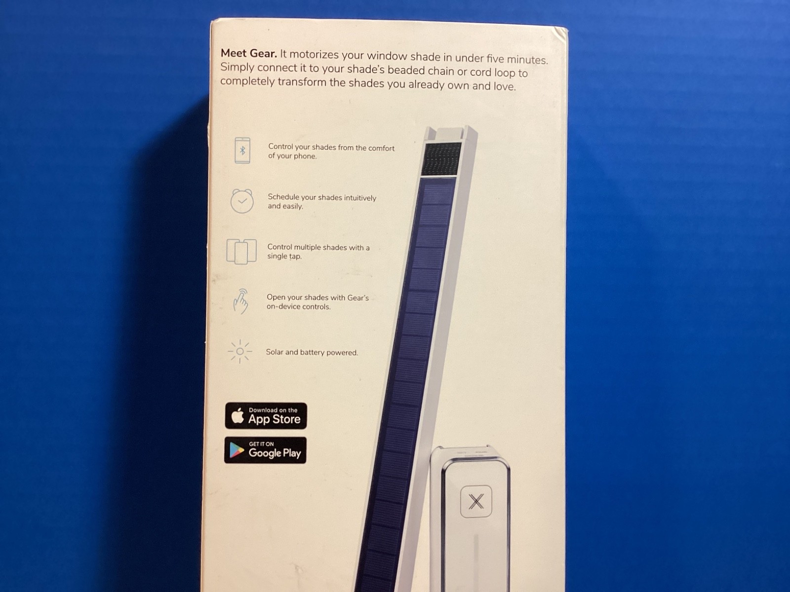 Axis Gear Smart Motorized Window Shade Opener Bluetooth Smart