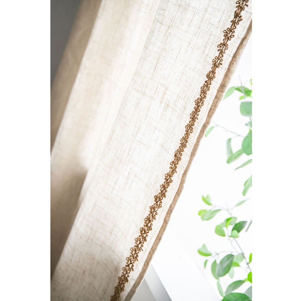 Plain Curtain for Living Room Bedroom Window Panel Treatment Drape
