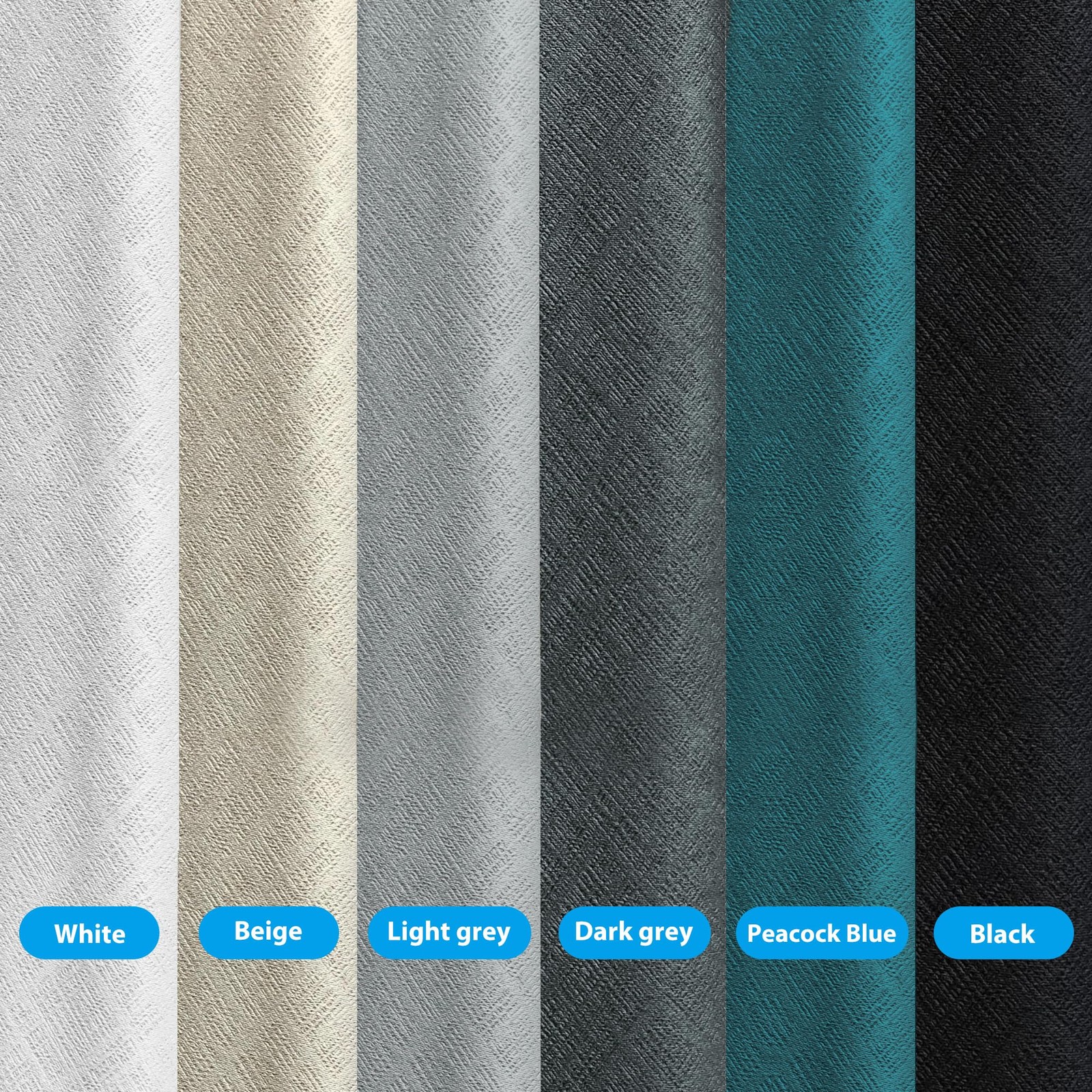 Room Divider Curtains Total Blackout Privacy Curtain Panel Room Thermal Insul…