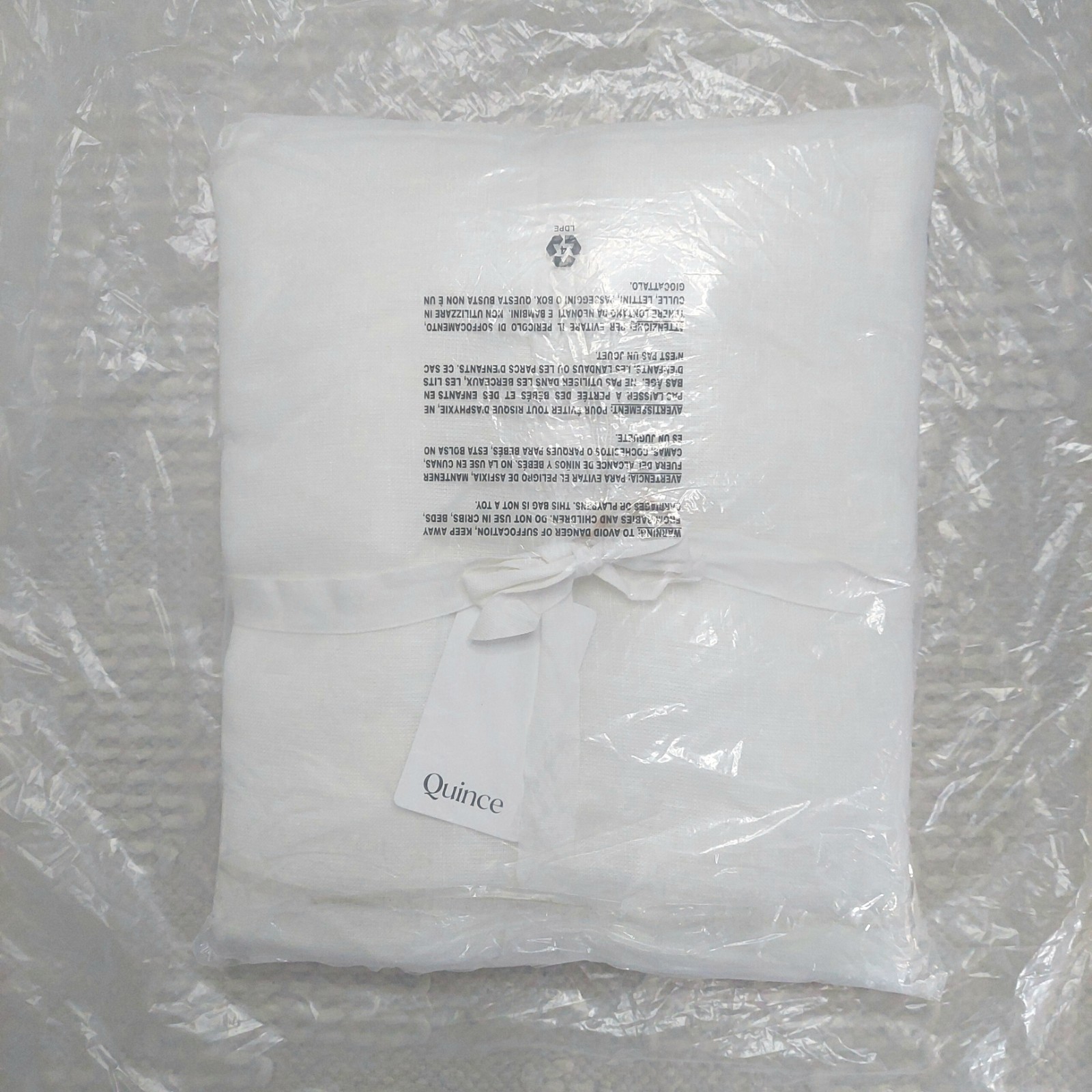 NWT! Quince 100% Linen White Sheer Curtains, 48″ x 84″- 2 Panels. (T11)