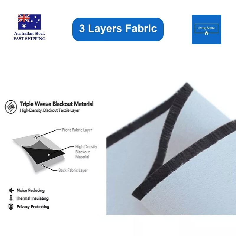 Blockout Curtains Thermal Noise Reducing Blackout Drapes Eyelet Window Pair