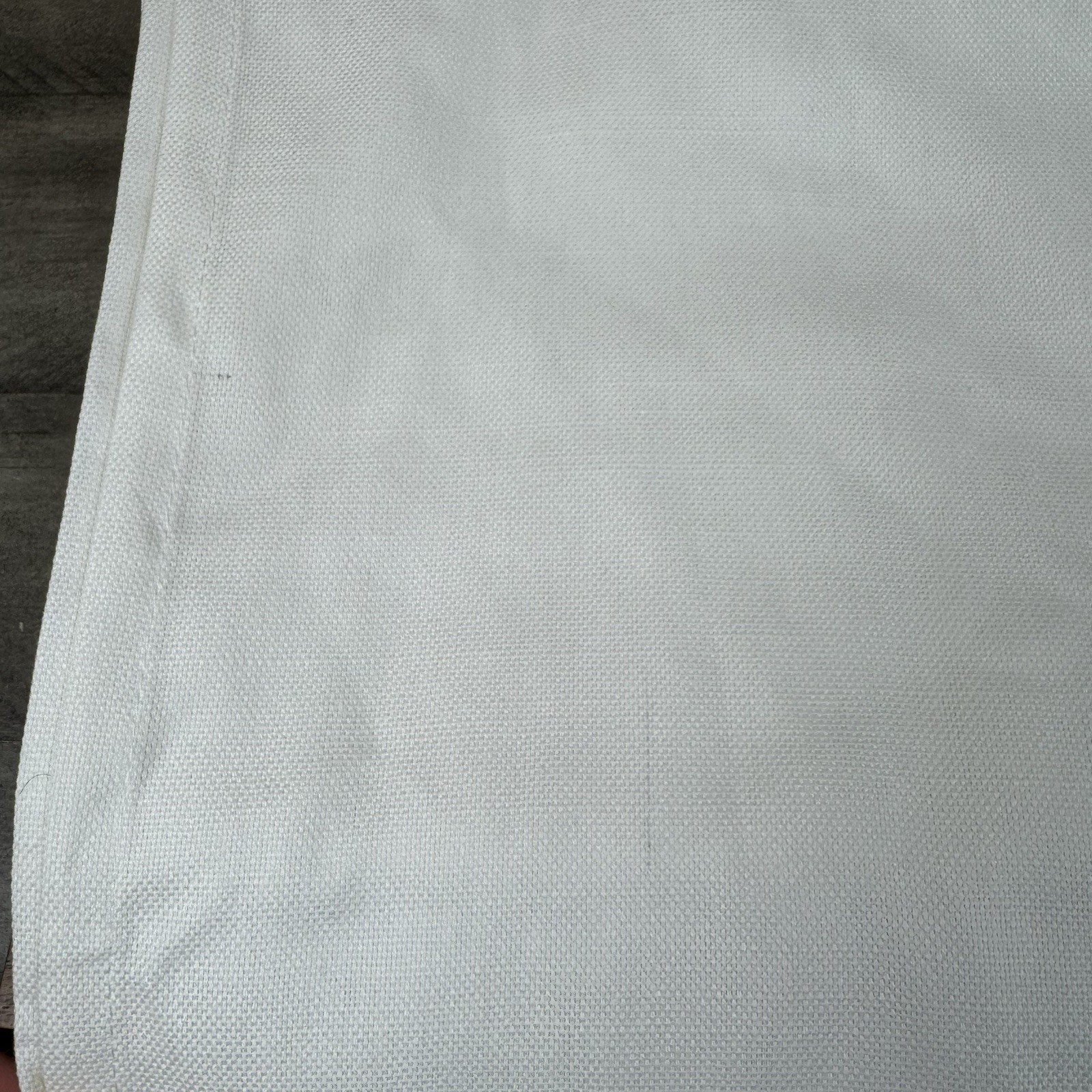 Pottery Barn Broadway Curtains Drapes 50”x96” Unlined White Flaws Read Set/2