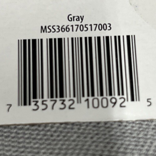 Mainstays 36-Inch 3 Pieces Small Window Set – Color Grey