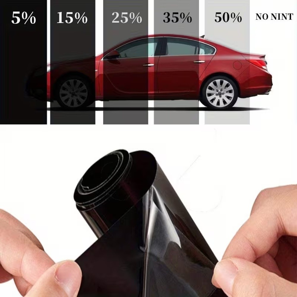 35% VLT Car Window Film Black Privacy Film Suitable for Car/Home 20in x 16FT
