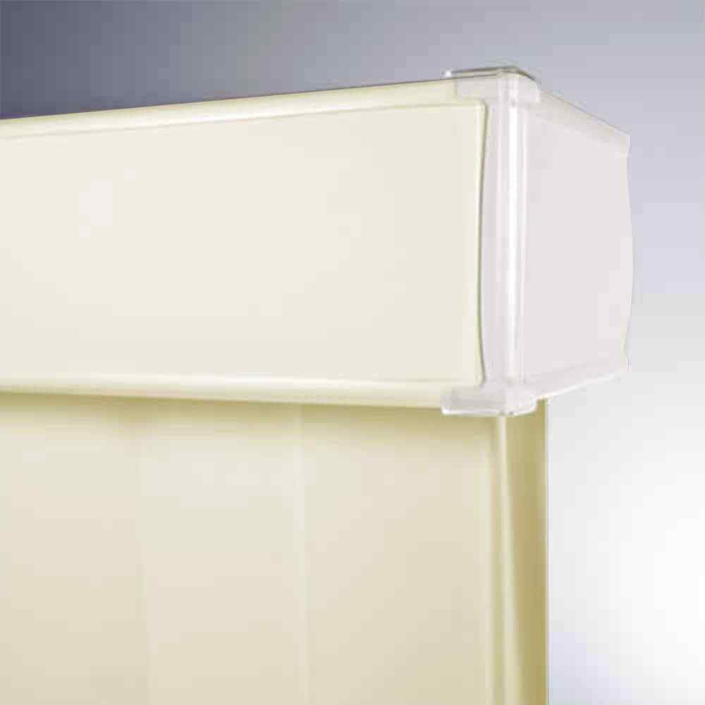 Alabaster Cordless 3.5in Vertical Blind Kit Light Filtering Door/Window 78×84