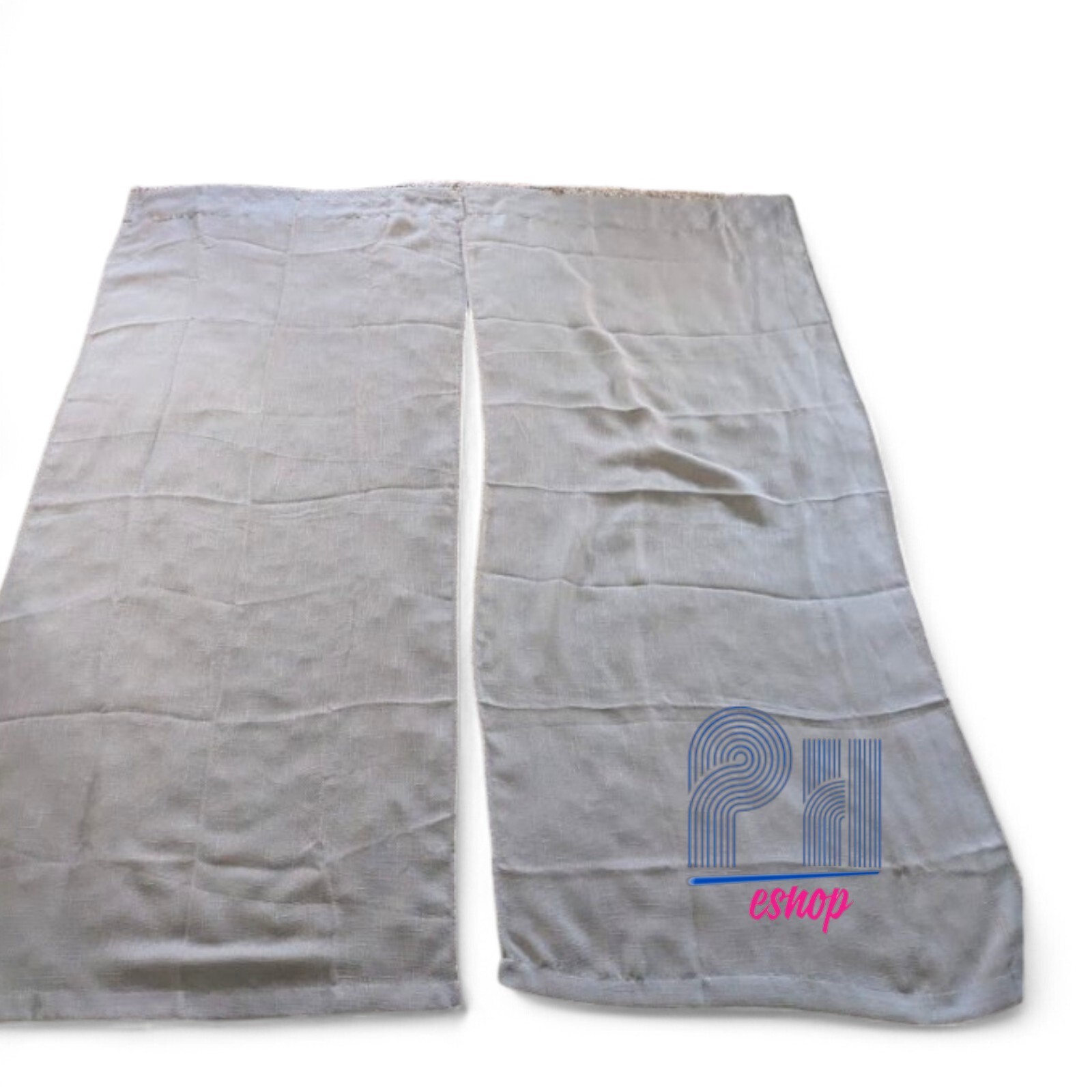 Rod pocket PAIR Window DRAPE PANELS Curtains light blue/gray 36″ x 82″ Polyester