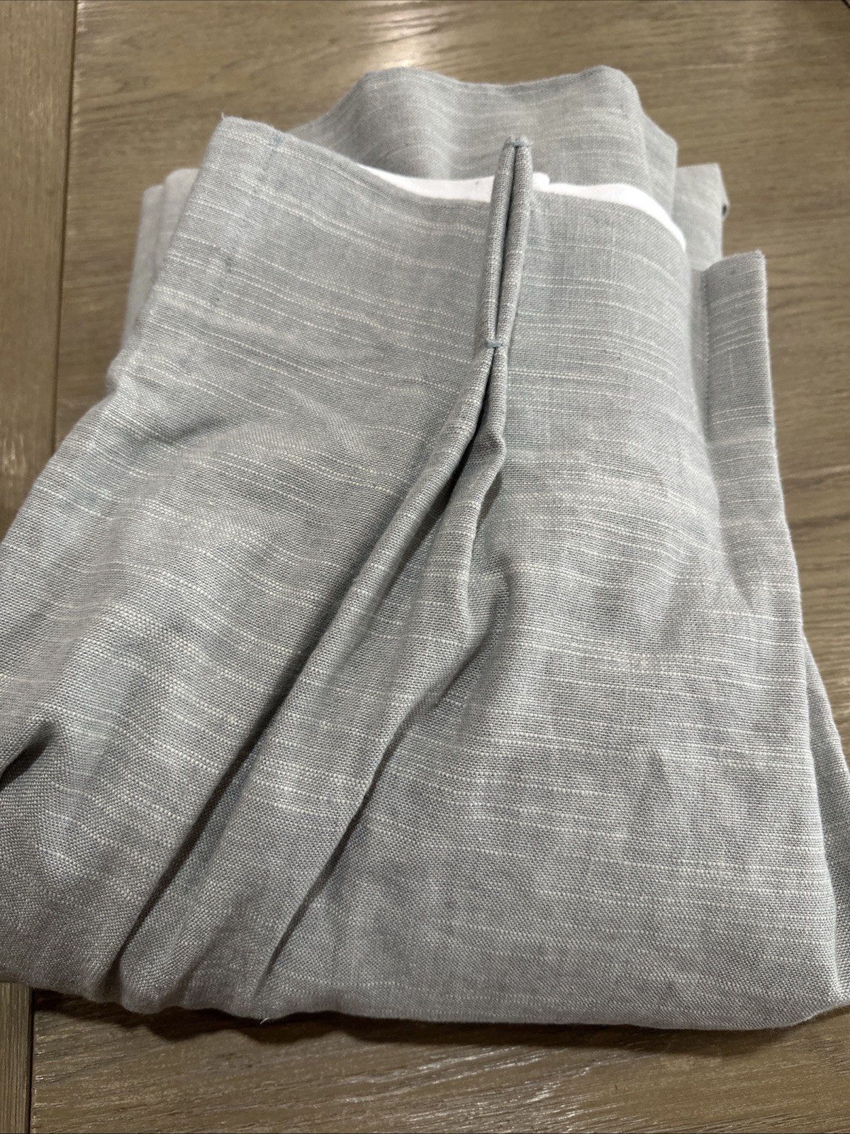 Pottery Barn PINCH PLEAT Emery Drape 50×96 Mineral blue one