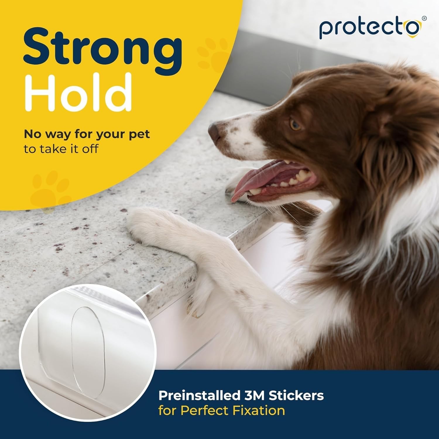 Pet-Friendly Window Frames – Scratch-Resistant Clear Sill Guards (35.5″ x 3.25″)