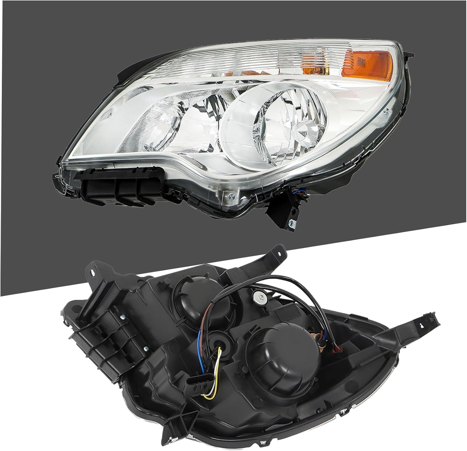 Headlight Assembly Replacement for Chevy Equinox 2011-2015 Headlights w/o
