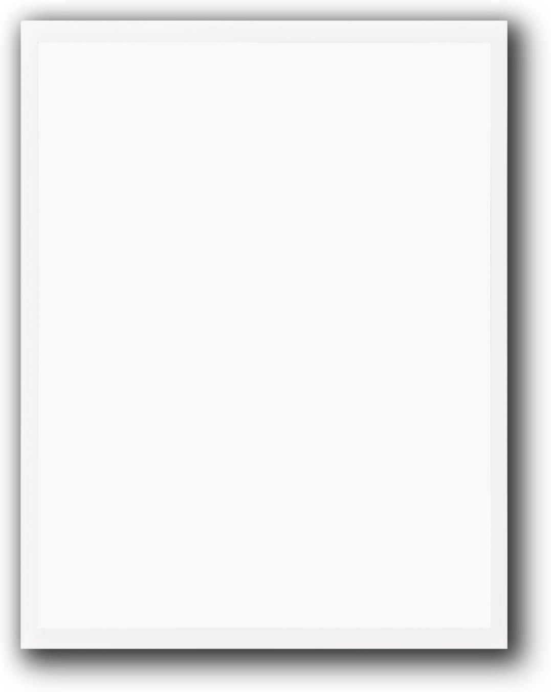 Window Stickers Car Dealers -Plain Blank White Exterior ‘Outdoor’ 8.5″ x 11″ 100