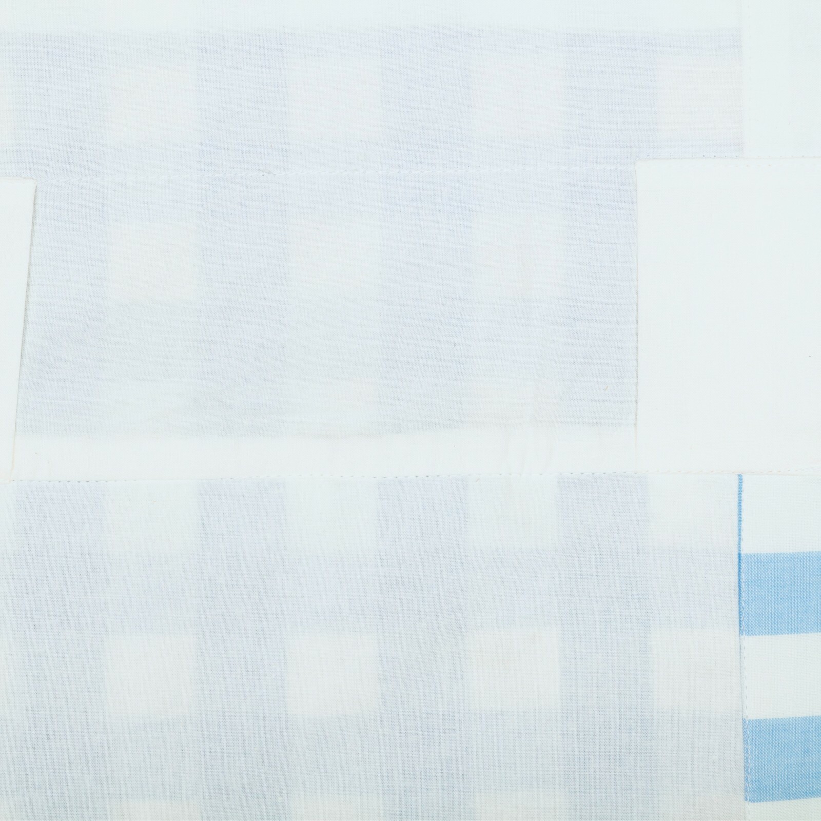 Blue & White Gingham Farmhouse Window Tiers Annie Buffalo Check Café Curtain Set