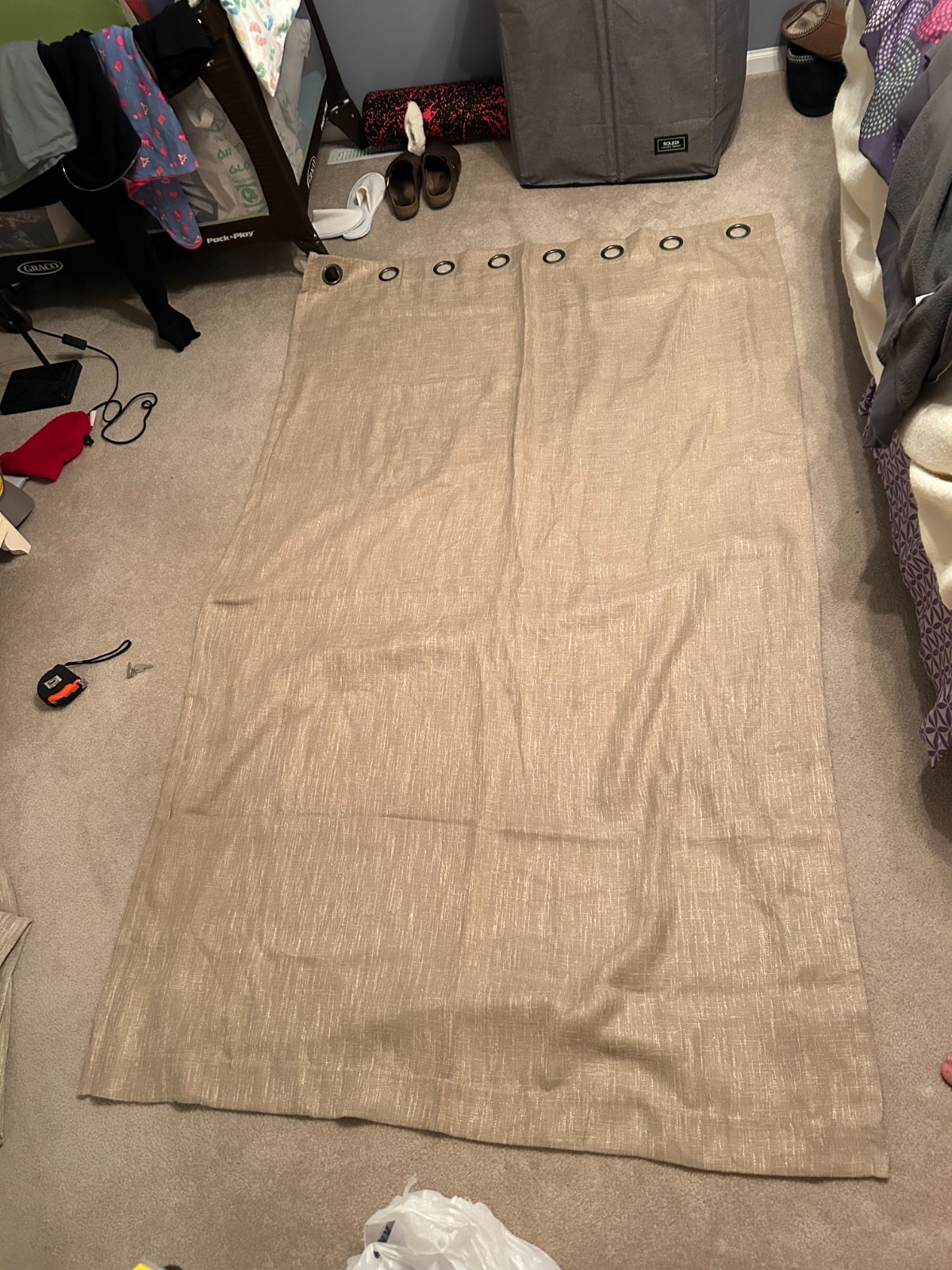Better Homes & Gardens “Brown Stone” Heavy Curtains 50 inches x 84 inches