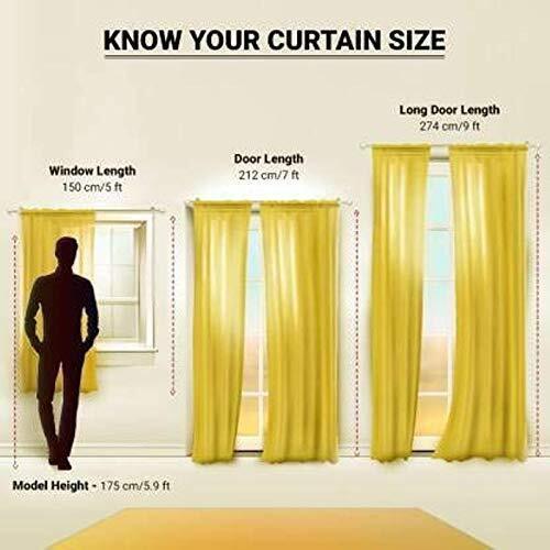 Kanha Ji Digital Printed Curtains for Mandir, Temple Set of 2 US