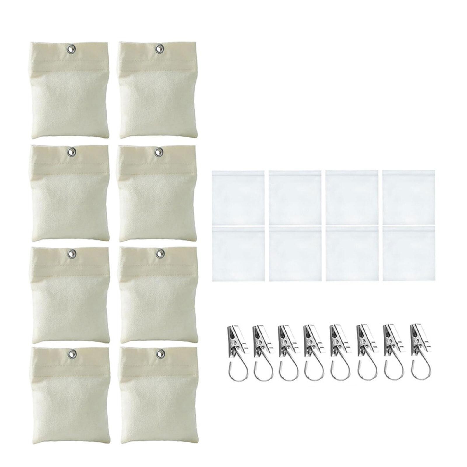 8Pack Outdoor Curtain Weights Curtain Sandbag Weighted Bags Patio Curtain Weight