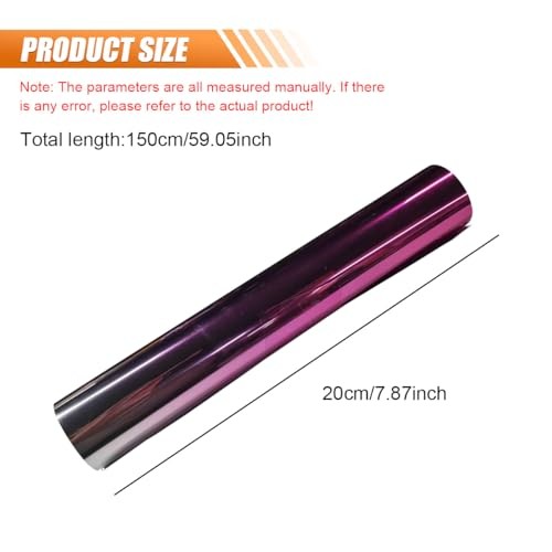 59 x 7.87 Inch Car Windshield Sun Strip Tint, Water-Resistant Window Pink
