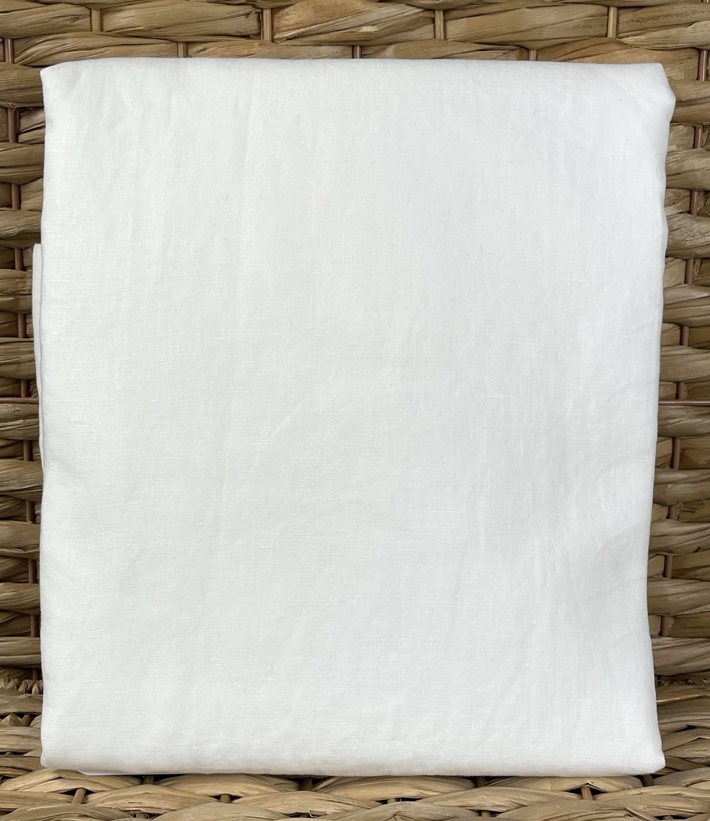 Pottery Barn Belgian Flax Linen Curtain Pole Top Drape Panel WHITE 50x 84″ NEW