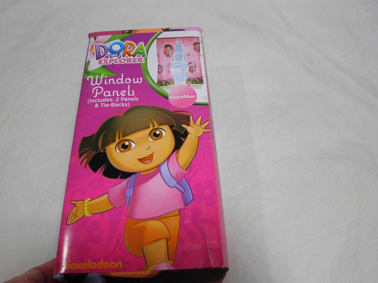 New Dora The Explorer DORA FUN IN THE JUNGLE Window Panels 82×63 + 2 Tiebacks