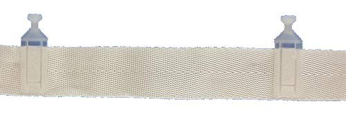Natural Nylon Sew In Tailslides Tail Slides Curtain Carriers Tracks 14 PCS