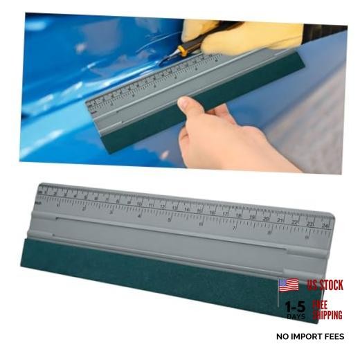 Vinyl Wrap Squeegee, Window Tint Squeegee Installation Tool with Ruler 10 Inch