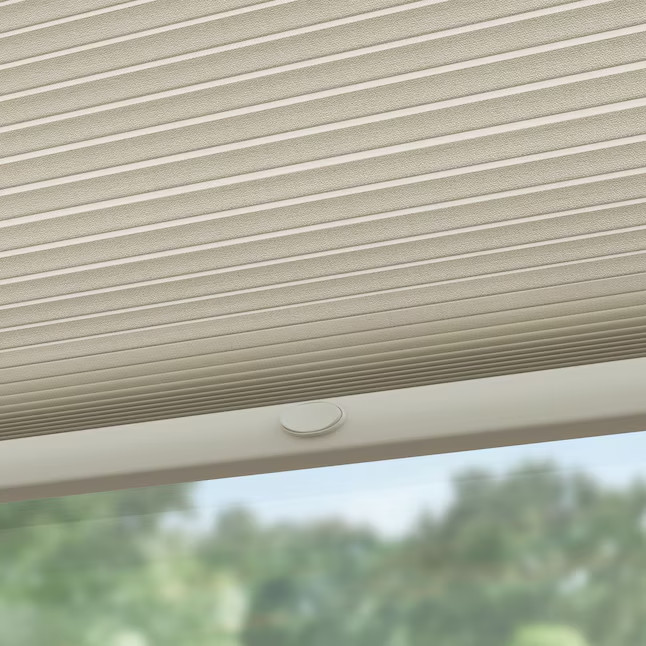 LEVOLOR 24-in x 72-in Sand Room Darkening Cordless Cellular Shade