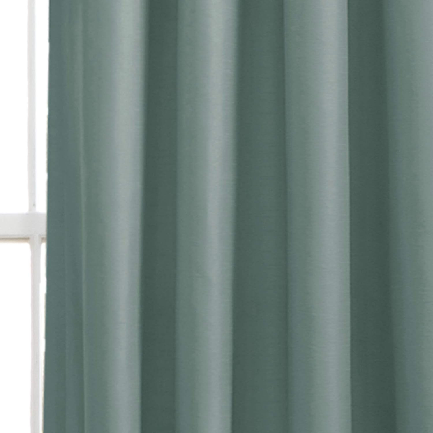 Prima Light Filtering Window Curtain Panels Pair 54″ W X 108″ L Blue & Chocolate