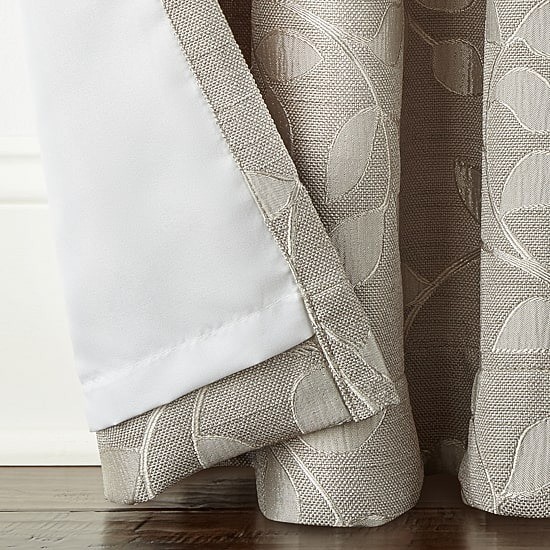 Linden Street Gwen Leaf Curtain Panel 50×84 Light Filtering Rod Pocket Back Tab