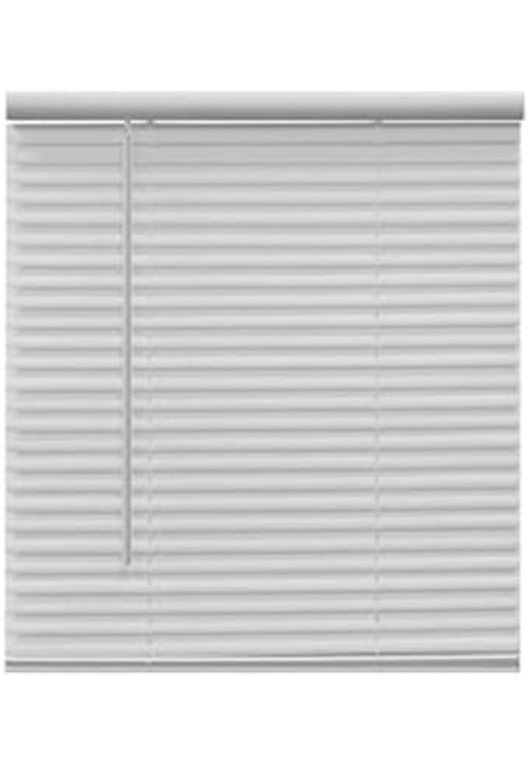 Nien Made Cordless 1″ Mini Blinds Vinyl White 41″ W x 48″ H