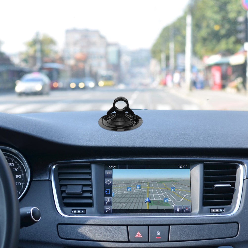 4Pcs Reusable Automotive Suction Cups Car Window Holder Strong Suction Black