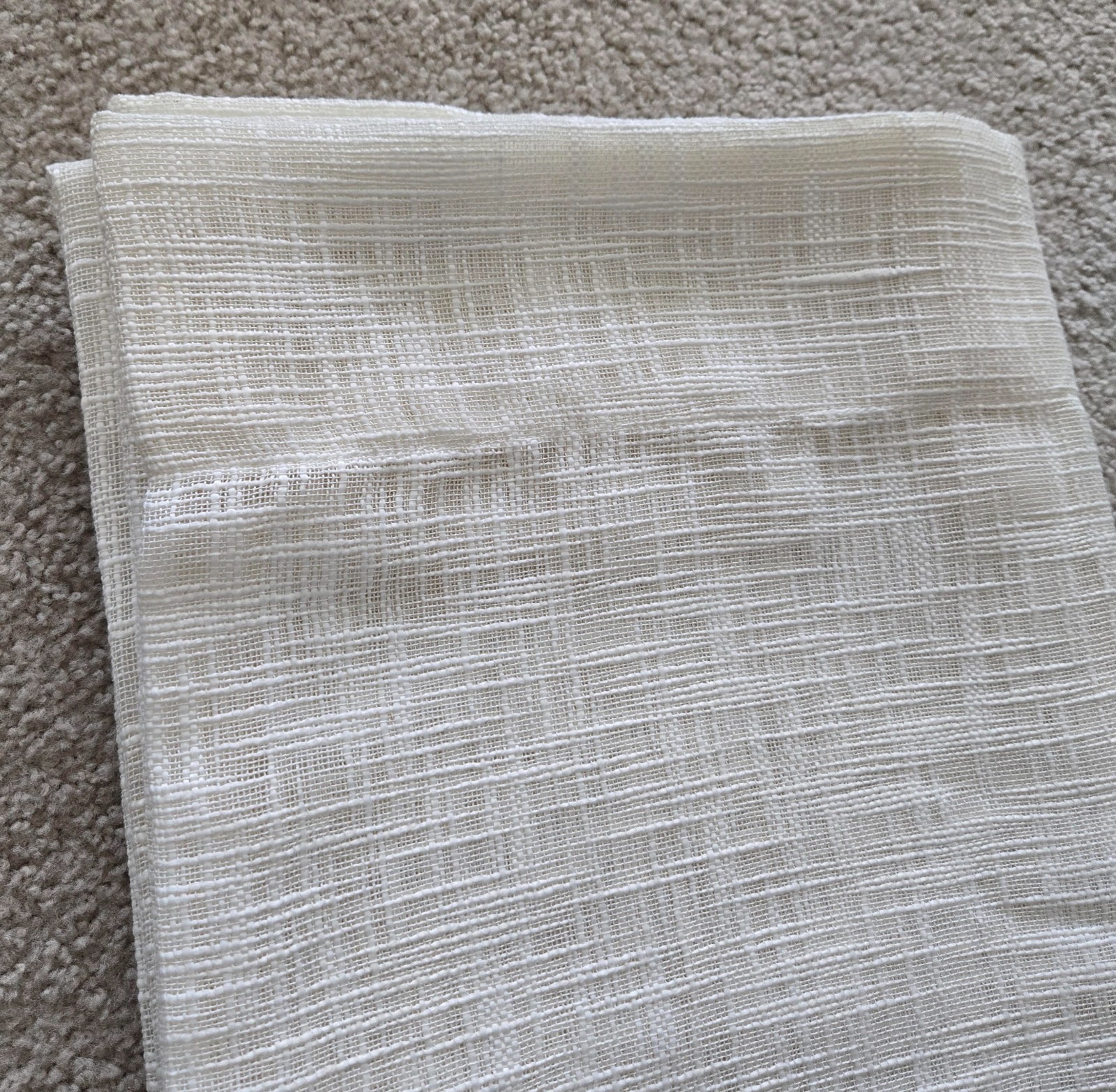 RODEO HOME LIGHT FILTERING WINDOW CURTAIN PANELS -SET OF 2-54″ x 96″-IVORY