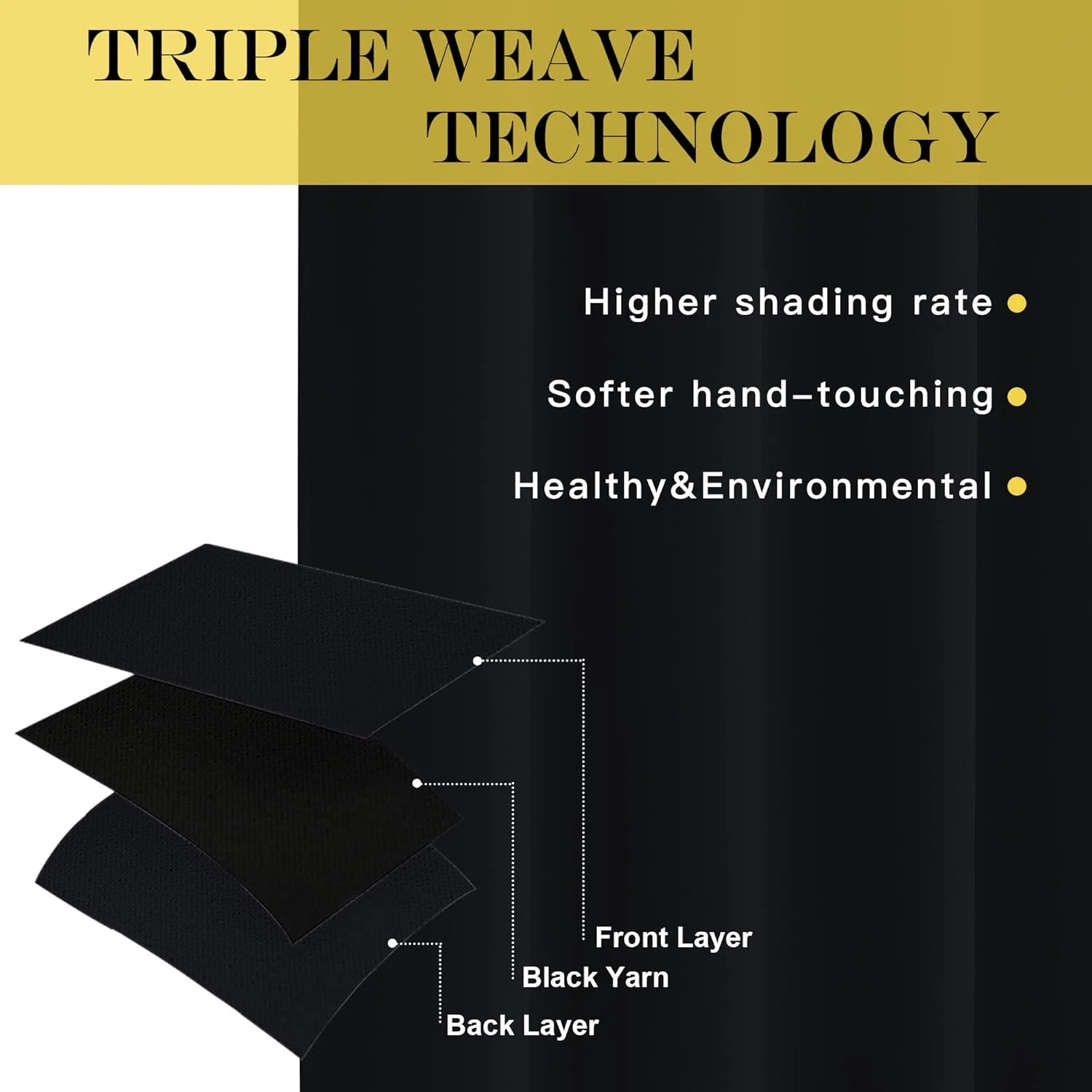 Black Out Curtains 63 Inch Long – Grommet Thermal Insulated Modern Room Darkenin