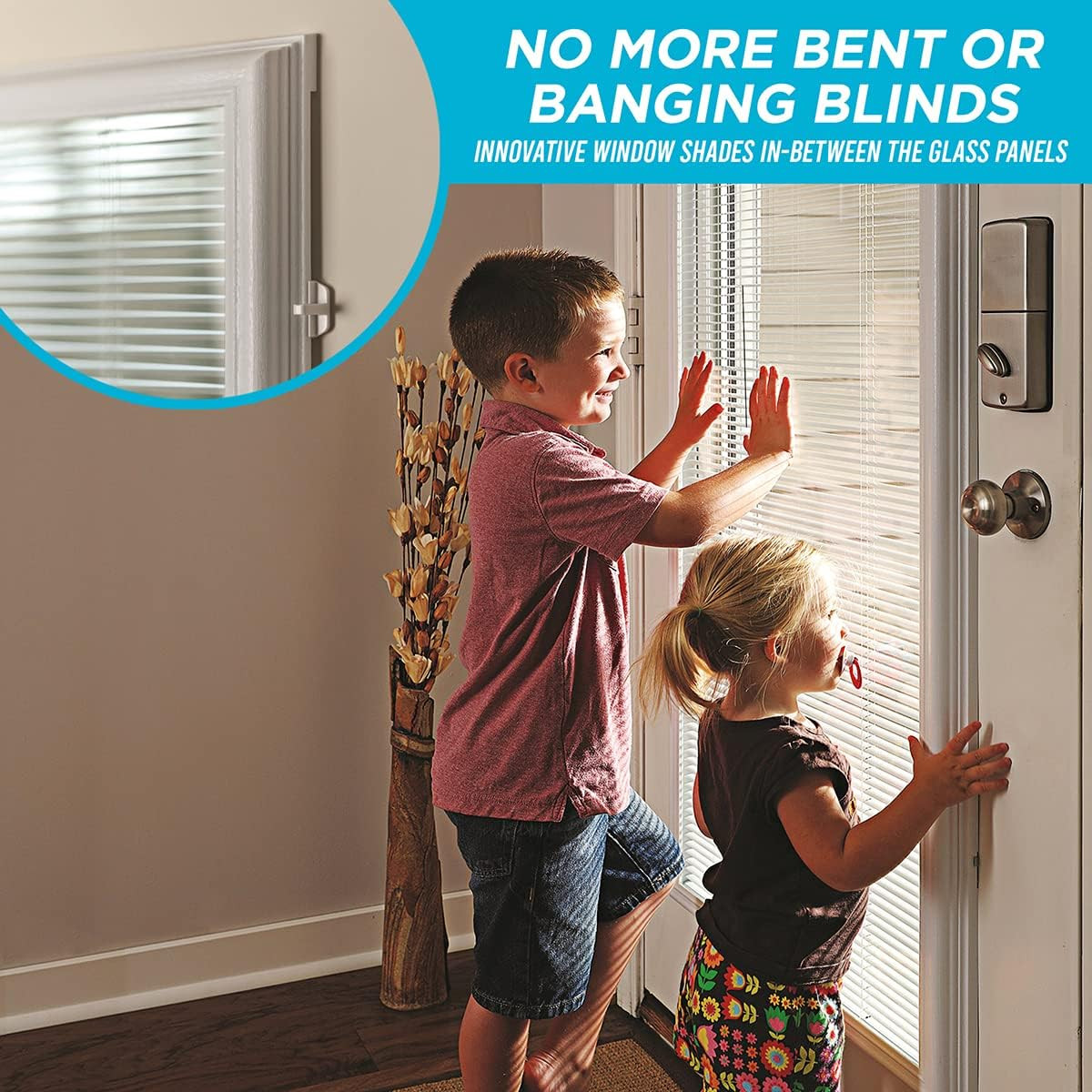 Add on Blinds for Raised Frame Doors – Outer Frame Measurement 24″ X 38″ – Home