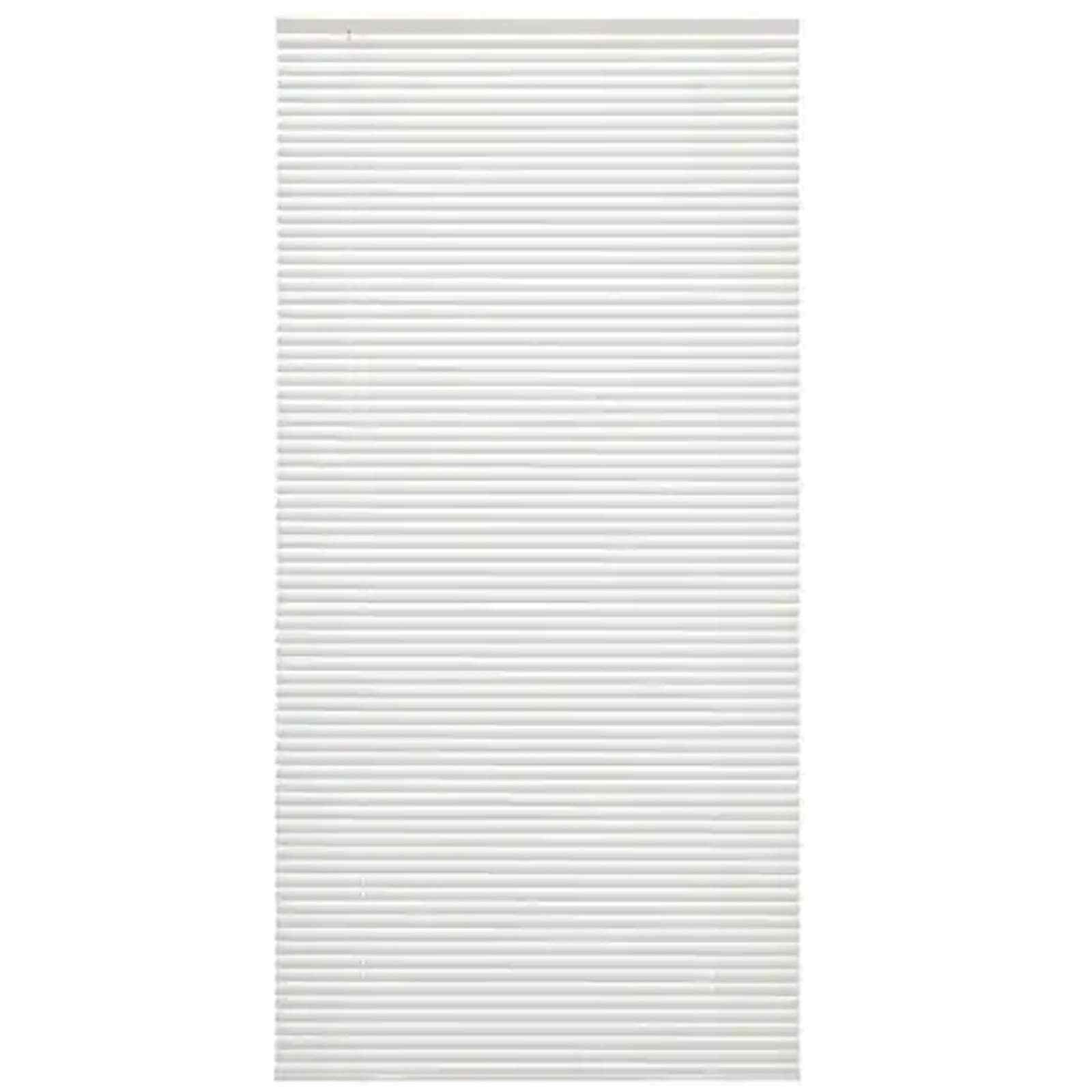 White Cordless Light Filtering 1 in. Slats Vinyl Mini Blind – 29″W x 64″L