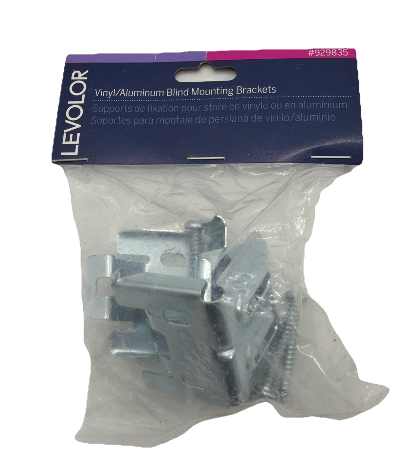 LEVOLOR Vinyl and Aluminum Blind Mounting Bracket Set #929835 NEW {67}