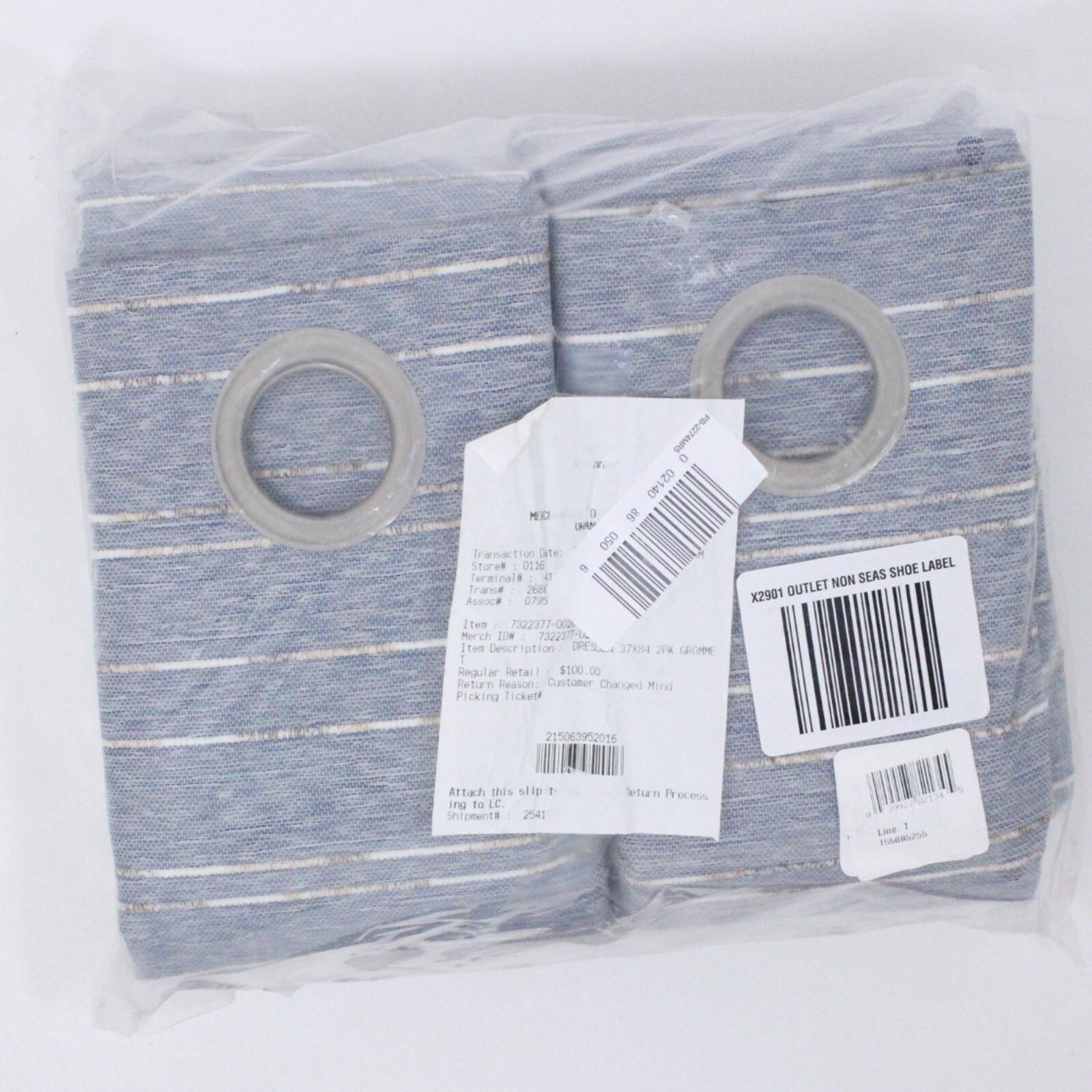 Sun Zero Dresden Grommet Curtain Panels Pair 37″ x 84″ Light Filtering