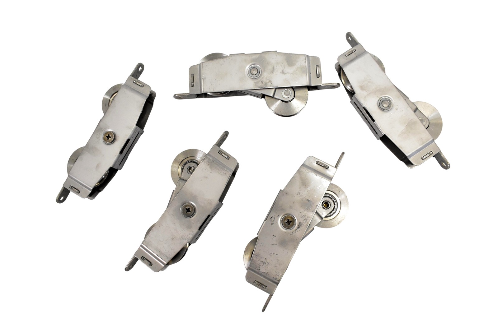 Curtain Gliders Silver Suitable For Curtain Contemporary Set Of 5
