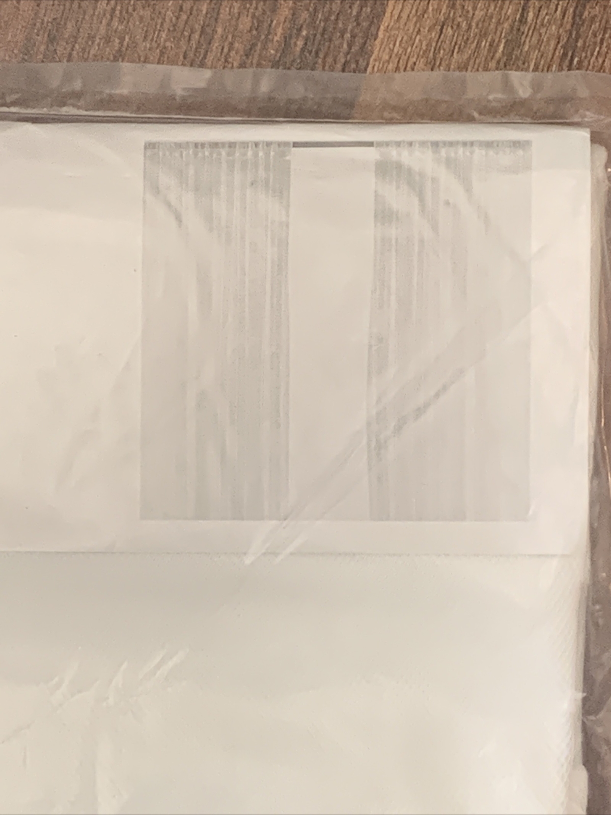 IKEA LILL Sheer White Curtains Panel 110×98 New