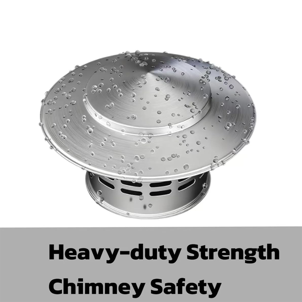 3 Inch Stainless Steel Chimney Cap Heavy Duty Stove Pipe Cap with Mesh Screen…