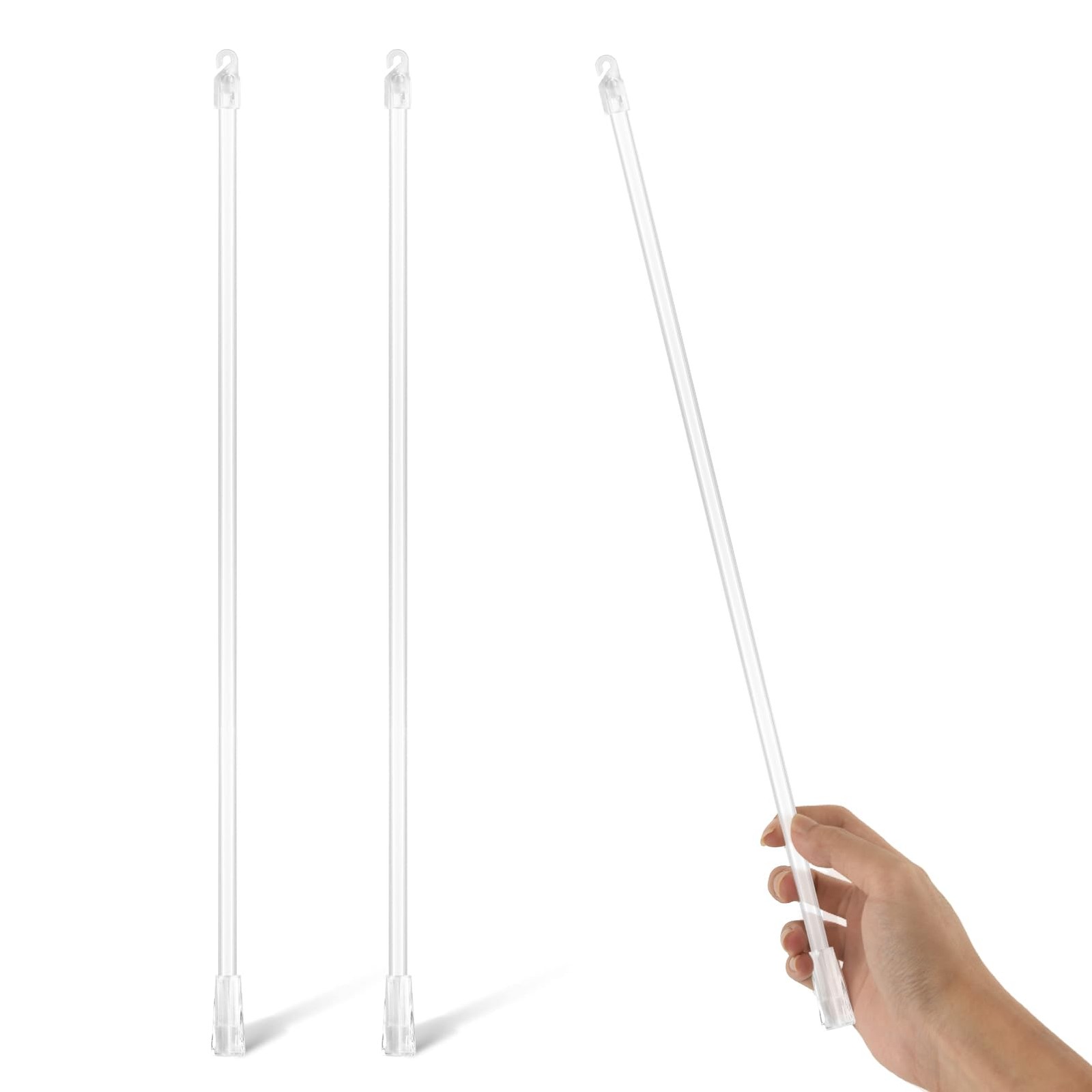 AOOCEEPAW 17 Inches 2 Pieces Blind Wand, Vertical free size, As Picture Show