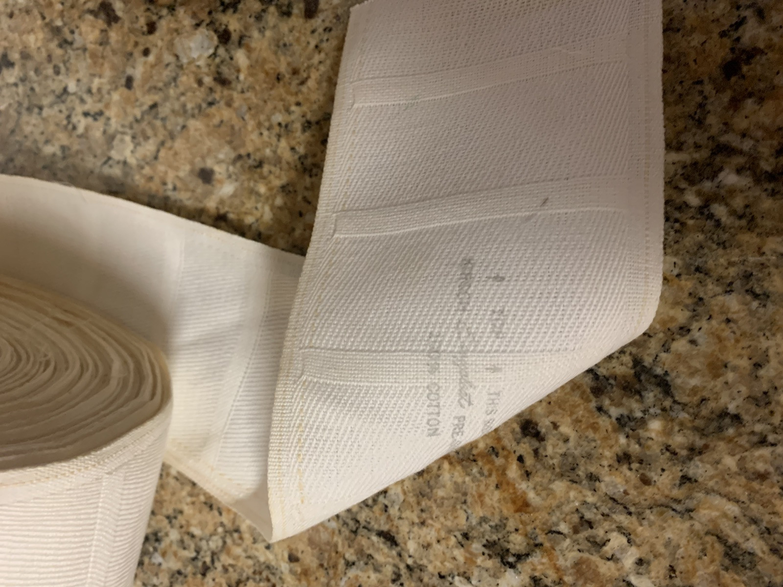 Several Yards Vintage Kirsch Easypleat Drapery Curtain Pleat Tape 3.5” Big Roll