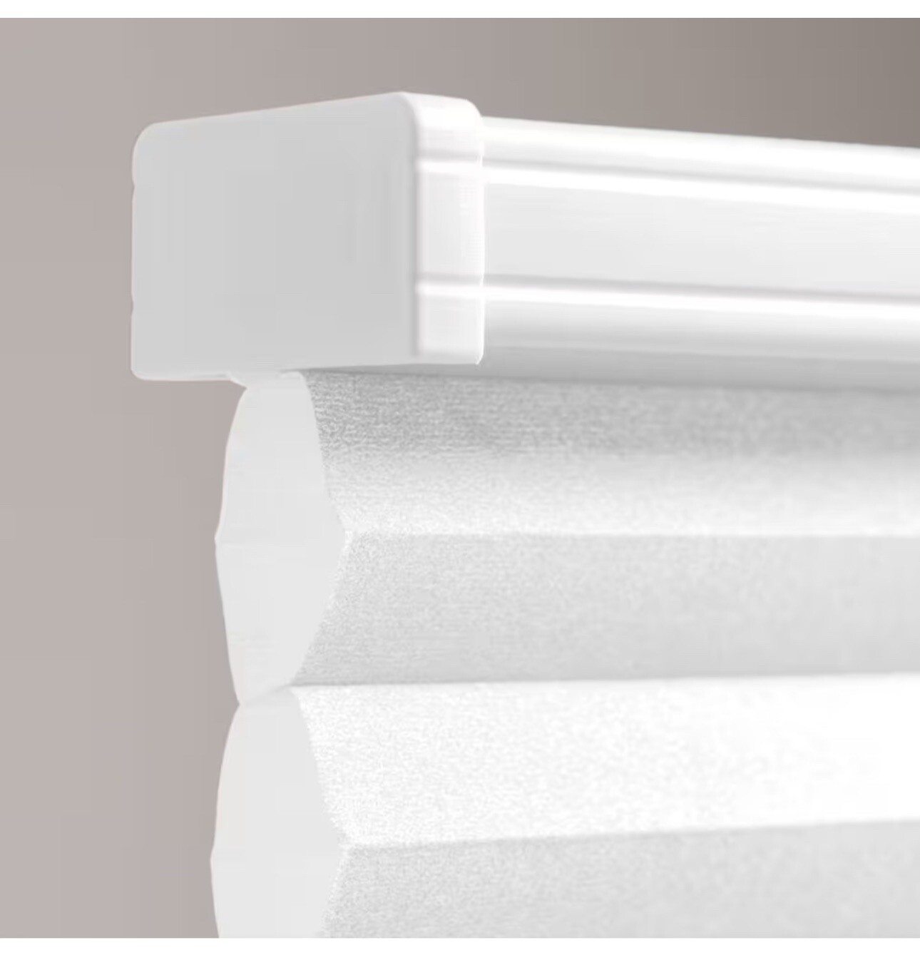 HDC-Snow Drift Cordless Light Filtering Cellular Shade – 35 in. W x 64 in. L 964