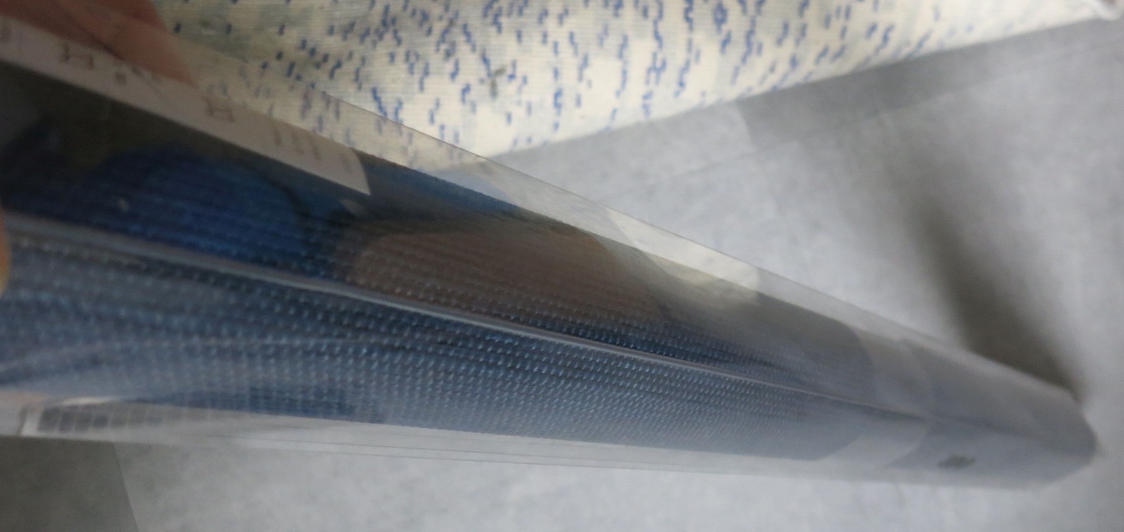 IKEA Anno Sanela Window Blind Curtain Panels Set of 2 BLUE 60x300cm 24x118in