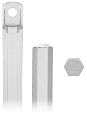 New Blind Wand/Rod – Color White- High Strength (12″ Clear 2 Pack)