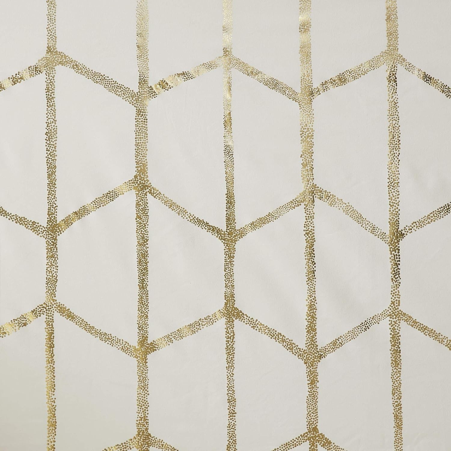 Trendy Geometric Design Window Panel, 100% Blackout, 50″x84″