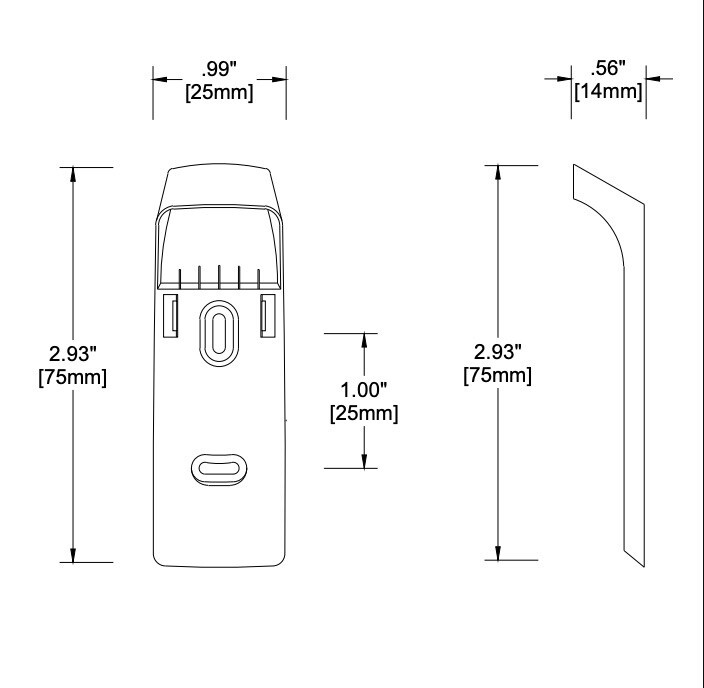 Somfy Situo® 1 RTS Transmitter II-1 Channel Remote, in WHITE #1870571-OPEN BOX