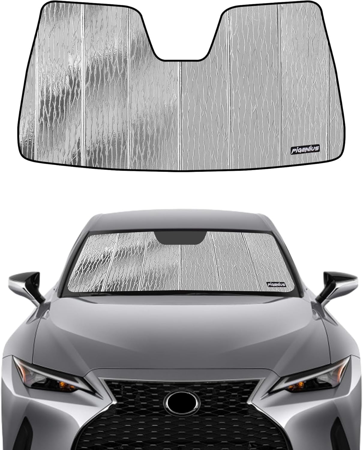 Windshield Sunshade for Lexus IS300/IS350/IS500 2021-2026 IS Silver(AstraGuard)