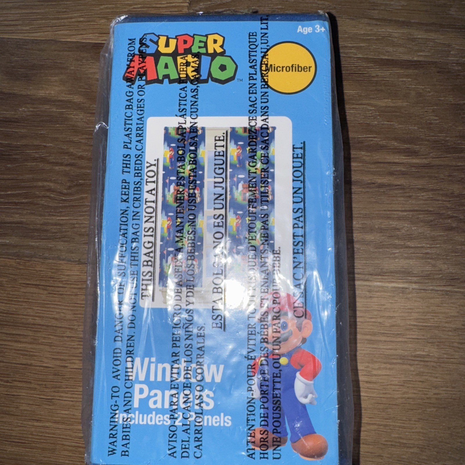 Franco Kids Window Panel Curtains Drapes Set 82 x 63 Nintendo Super Mario Bros